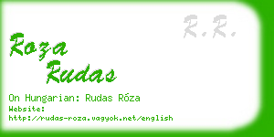 roza rudas business card